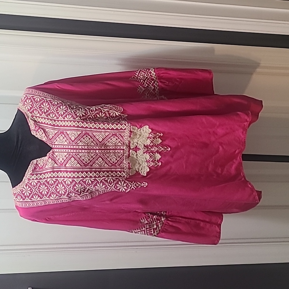 Emroided Tunic Blouse